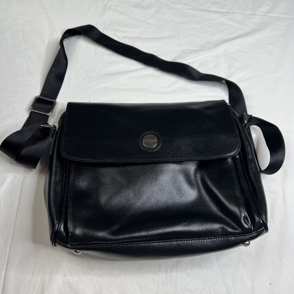 Jill-e Designs, Black Shiny Carrying Bag, With Inner Divider & Pockets A090123